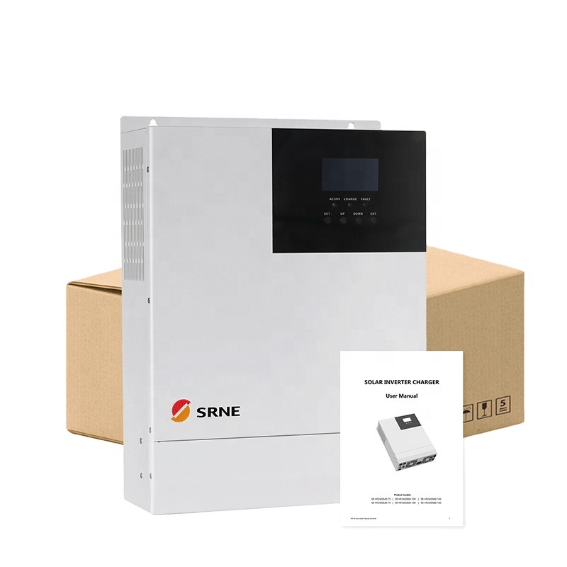 SRNE good price high quality hybrid solar inverter 3000w power inverter 24v pure sine wave inverter