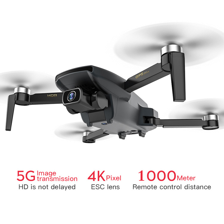 APEX SG108 видео Дрон профессиональный большой диапазон 4K камера Wifi FPV оптический поток GPS RC Квадрокоптер
