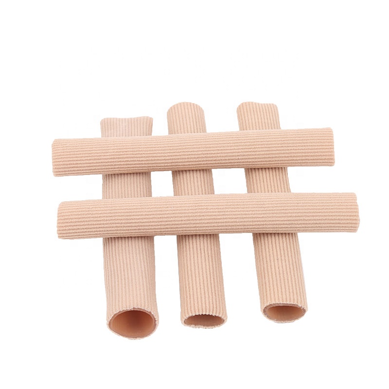 Fabric Rubber Finger Toe Protective Sleeve, Soft Comfortable Foot Care Toe Sleeve .