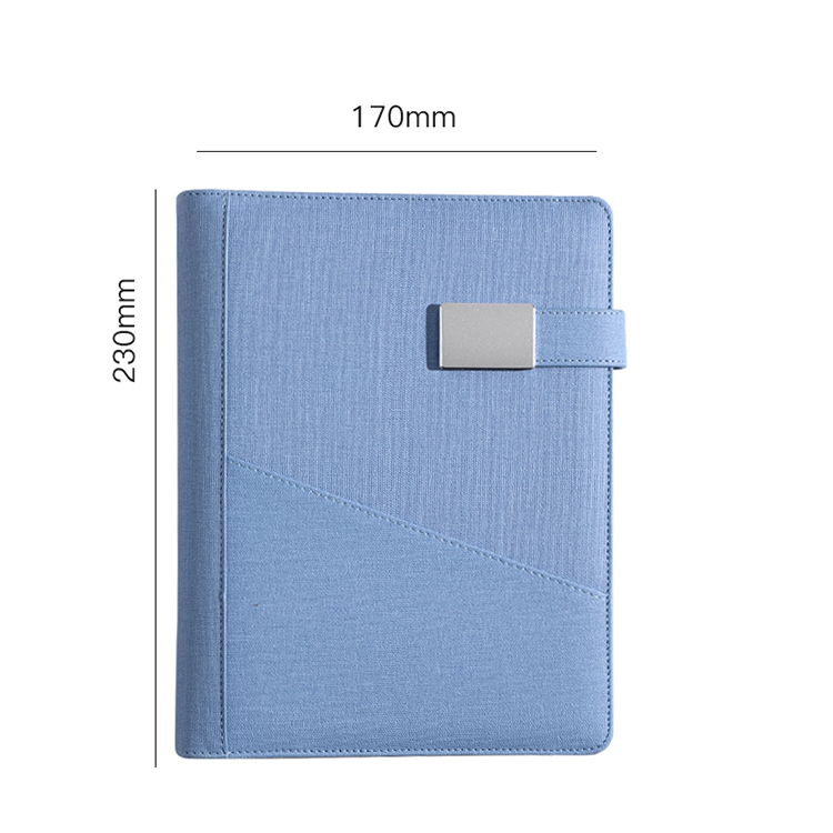 ПУ кожа настраиваемый роскошный дневник Многофункциональный Powerbank ноутбук с ручкой