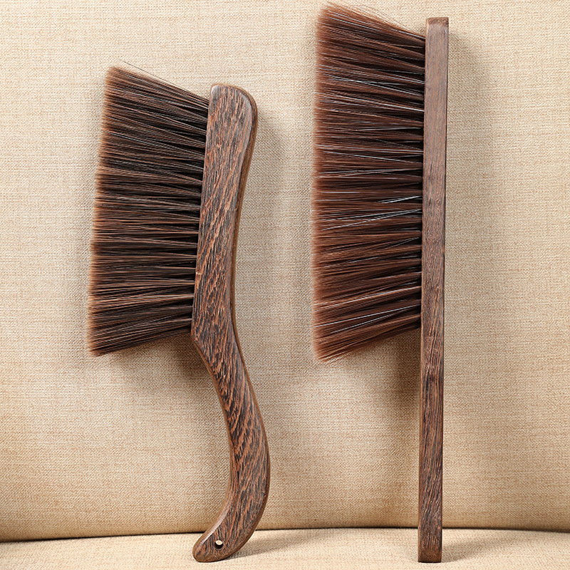 Ownswing Factory Wholesale Wooden Broom Cleaning Dusting Wood Handle Soft Brush Sofa Bed Dust Clean Brush