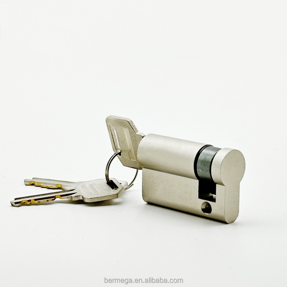 High Quality Brass 50mm Wholesale High Quality Luxury Euro Style Door Lock Cylinder with Computer Keys Hardware Fitting