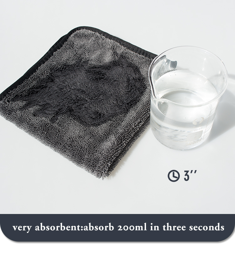 Hot Sale Super Absorbent Car Cleaning Cloth Microfiber Towel Thicken Car Wash Towel