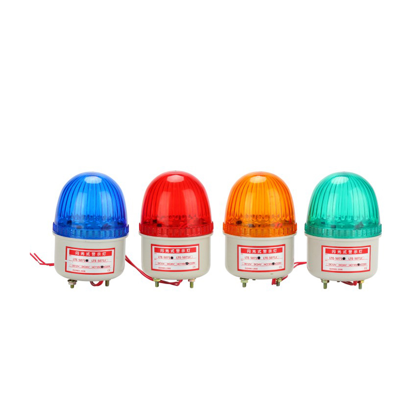 70mm mounting diameter revolving guard lamp screw fixing magnetic suction led flashing strobe warning light with Buzzer