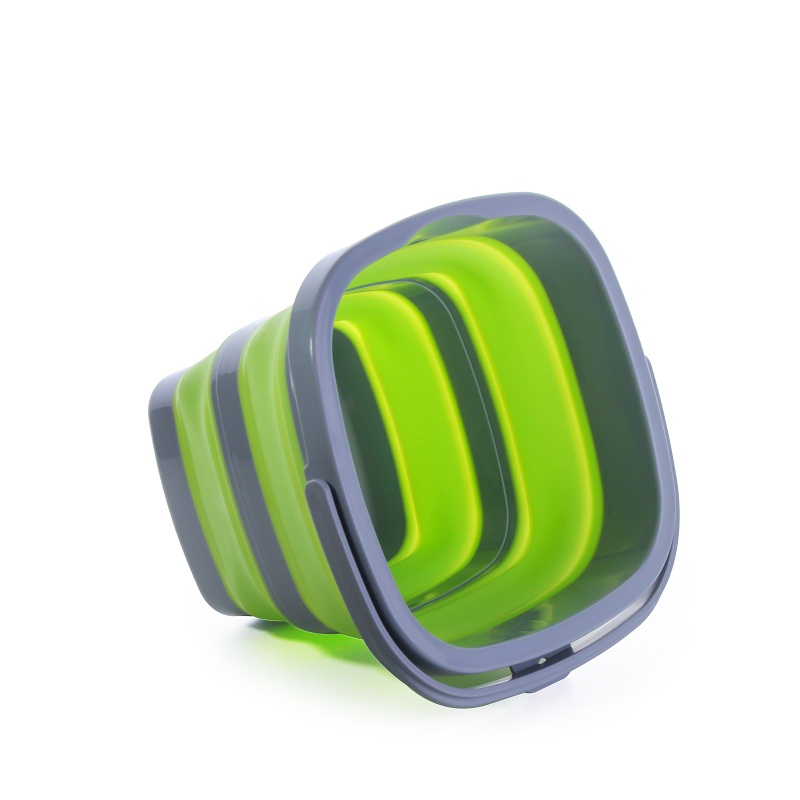 Square Circle Portable Folding Water Container Space Saving Bucket Collapsible Bucket