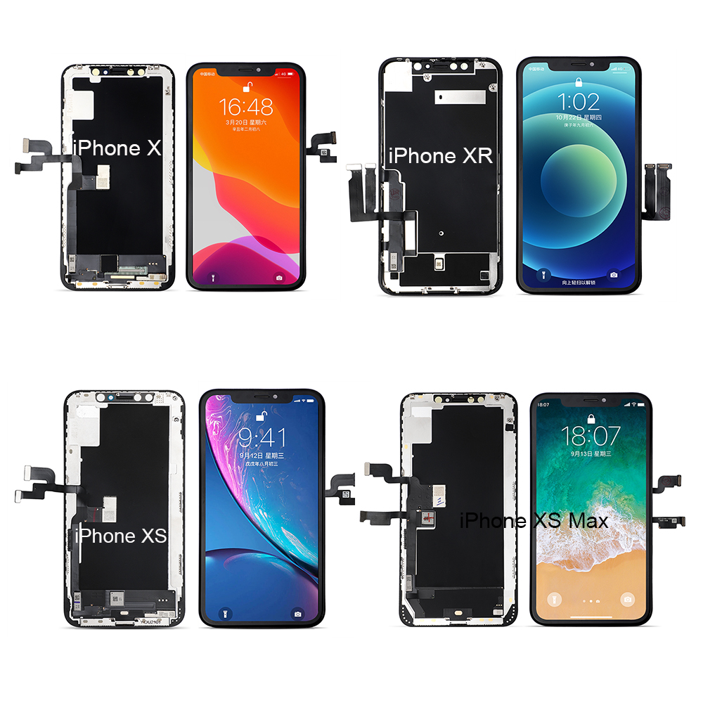 IPhone X Xr Xs максимальный дисплей телефона сенсорный ЖК-экран Замена экрана сотового телефона профессиональный мобильный телефон ЖК-дисплеев
