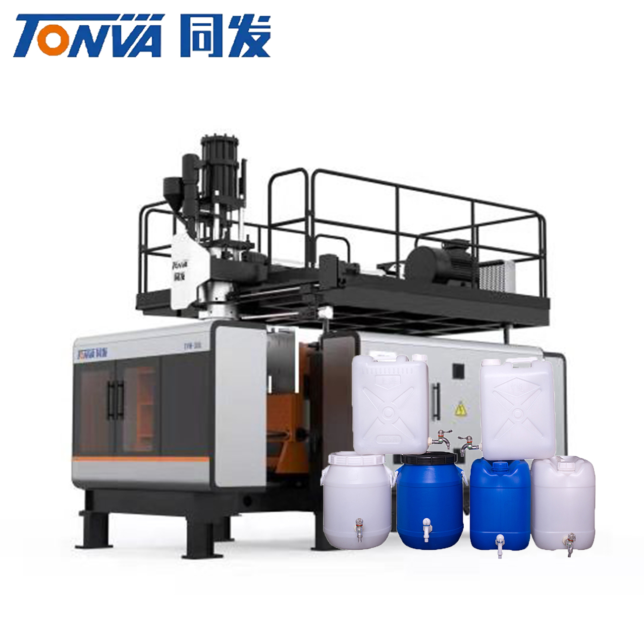 Tonva Hot Sale Jerry Can Making Machine Extrusion Blow Molding Machine Bottle Blow Moulding Machine New Product 2021 Automatic
