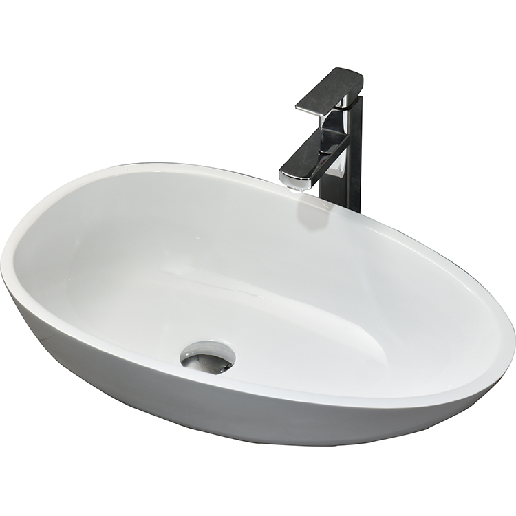 New Luxury Modern High Quality Wash Basin Round Countertop Ceramic Bathroom Hand Wash Basin
