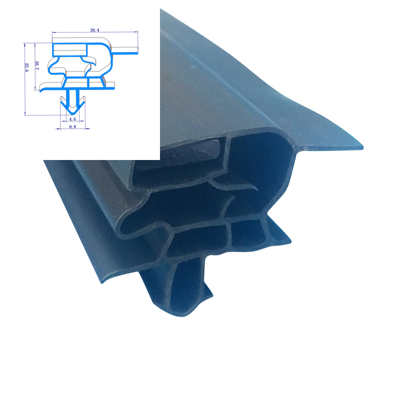 hot sale supplier good TPV rubber for refrigerator glass door gasket seal