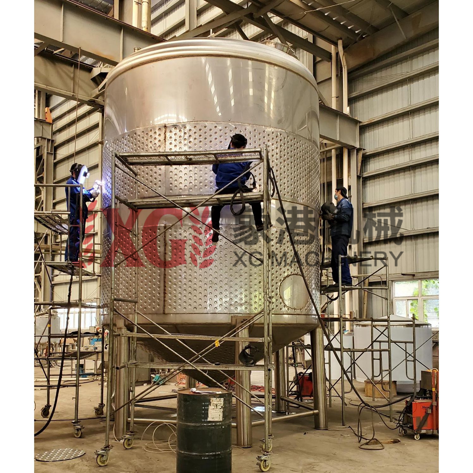 8000L 80HL нержавеющая сталь двойная стенка изолированные яркие пивные резервуары