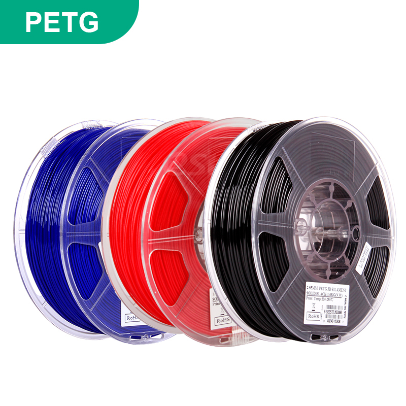 ESun PETG 1,75 мм 2,85 мм высокое качество гладкая печать 3d принтер PETG нить глянцевитая жесткая нить