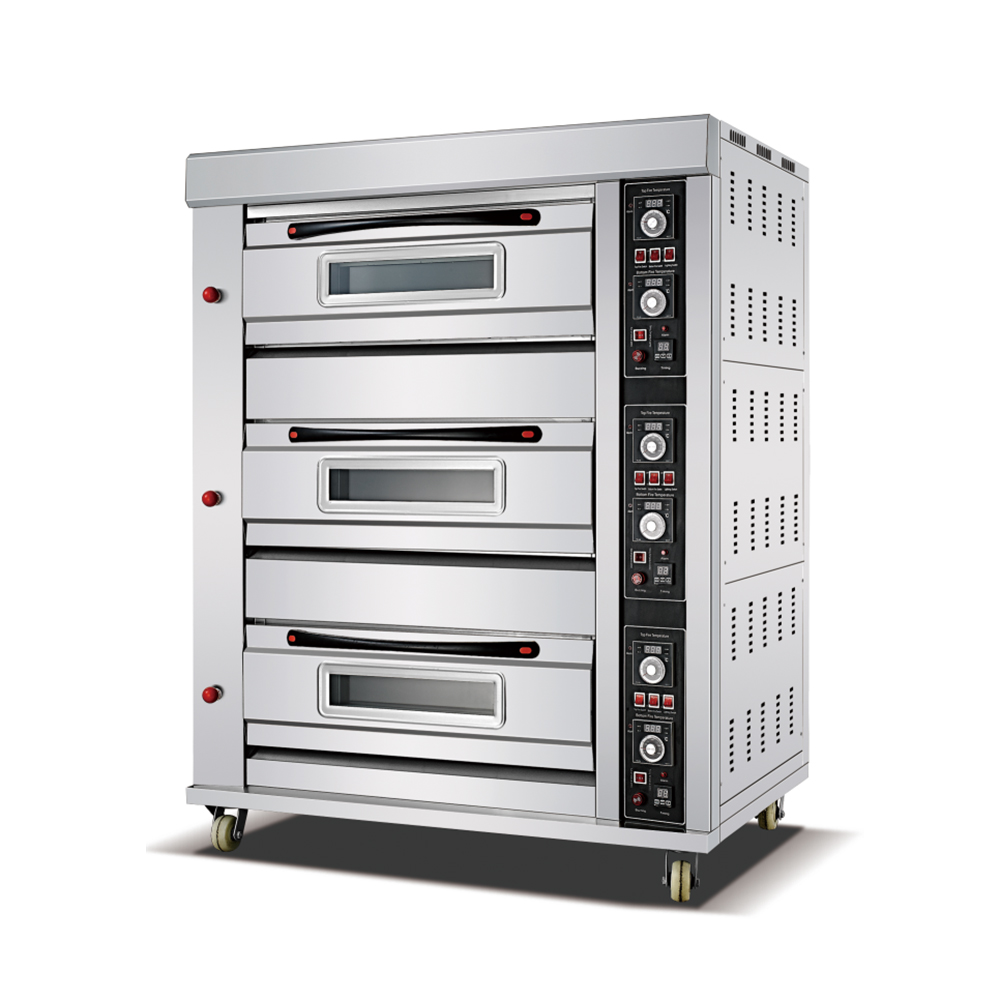 Automatic Bread Baking Oven counter top toaster oven gas portable pizza oven