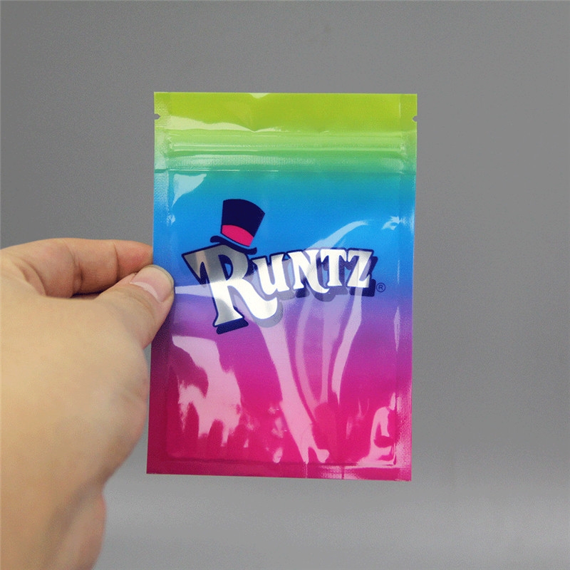 3,5 г Заказная печать этикеток розовый белый Runtz печенье многоразовая Ziplock упаковка запах доказательство Майларовый мешок