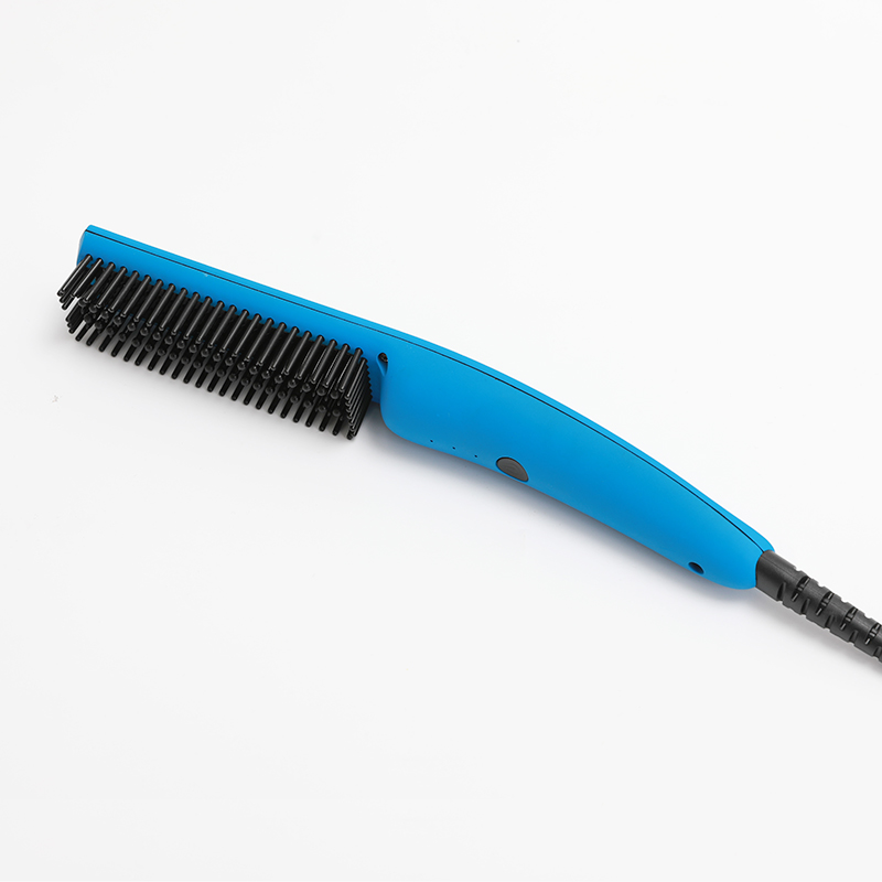 Plastic plug 360 rotating line fast heating smooth straightening anion does not damage hair straight comb travel straight comb