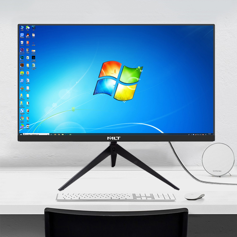 Оптовая продажа 23,8 "сенсорный экран все в одном ПК Мини ПК i3 i5 i7 настольный компьютер аппаратные средства моноблок все в одном компьютере