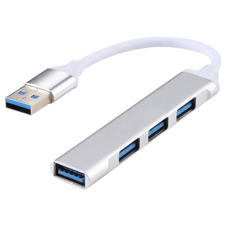 Оптовая продажа, зарядный концентратор с 4 портами USB 3,0 на USB 3,0, адаптер из алюминиевого сплава