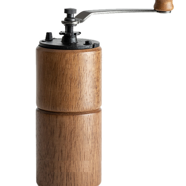 Portable Mini Hand Crank Coffee Bean Grinder With Outer Dial Scale 1 To 6 Gear Homemade Give Away Creative Gifts Manual Mill