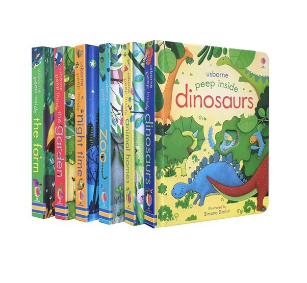 21 объем Usborne Peep внутрь книги серии 3D откидные картинки книги детские книги