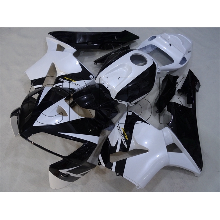 CBR 600 RR 05 всего тела комплекты CBR 600RR 06 черного и белого цвета из АБС-пластика обтекатель CBR 600RR 2005 - 2006 мотоцикл обтекатель
