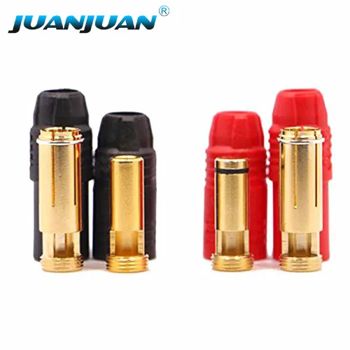 1 set Amass AS150 Male Female Bullet Connectors Plugs Anti-Spark Gold Bullet 7mm Connector for RC battery