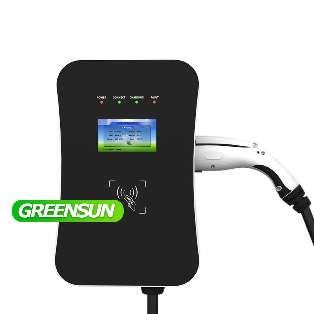 1 фаза EV зарядное устройство для домашнего использования 7KW 11KW 22KW 3 фазы 380V дом зарядная станция для электромобиля