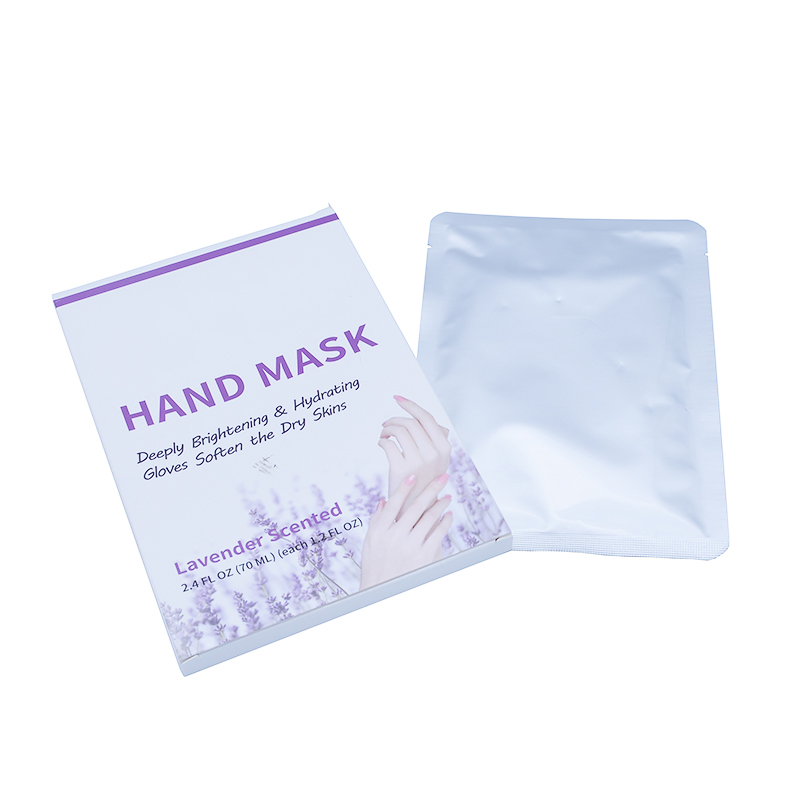 Оптовая продажа, частная торговая марка OEM Hand ma-sk для глубокого осветления и увлажнения Glo-ves, смягчает сухую кожу, ароматизирует лаванду