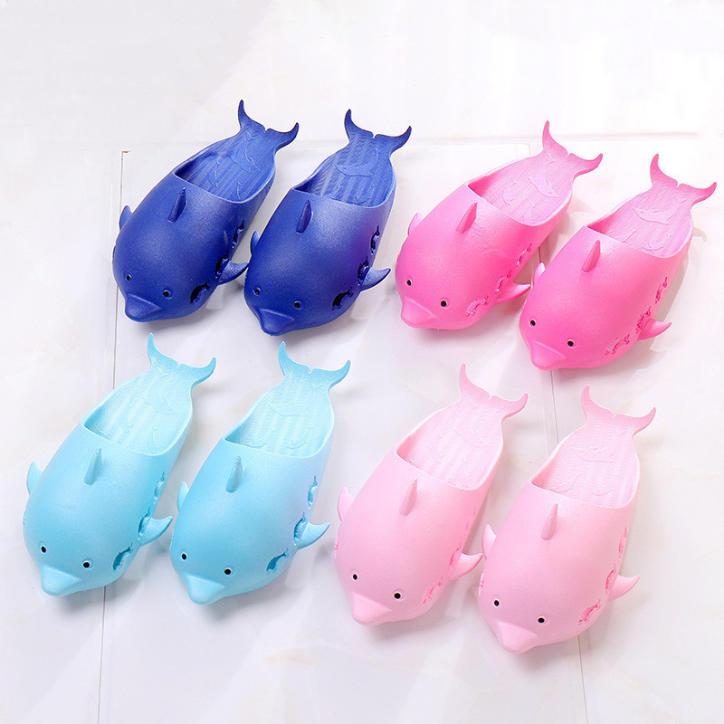 kids pool slides dolphin slippers swimming