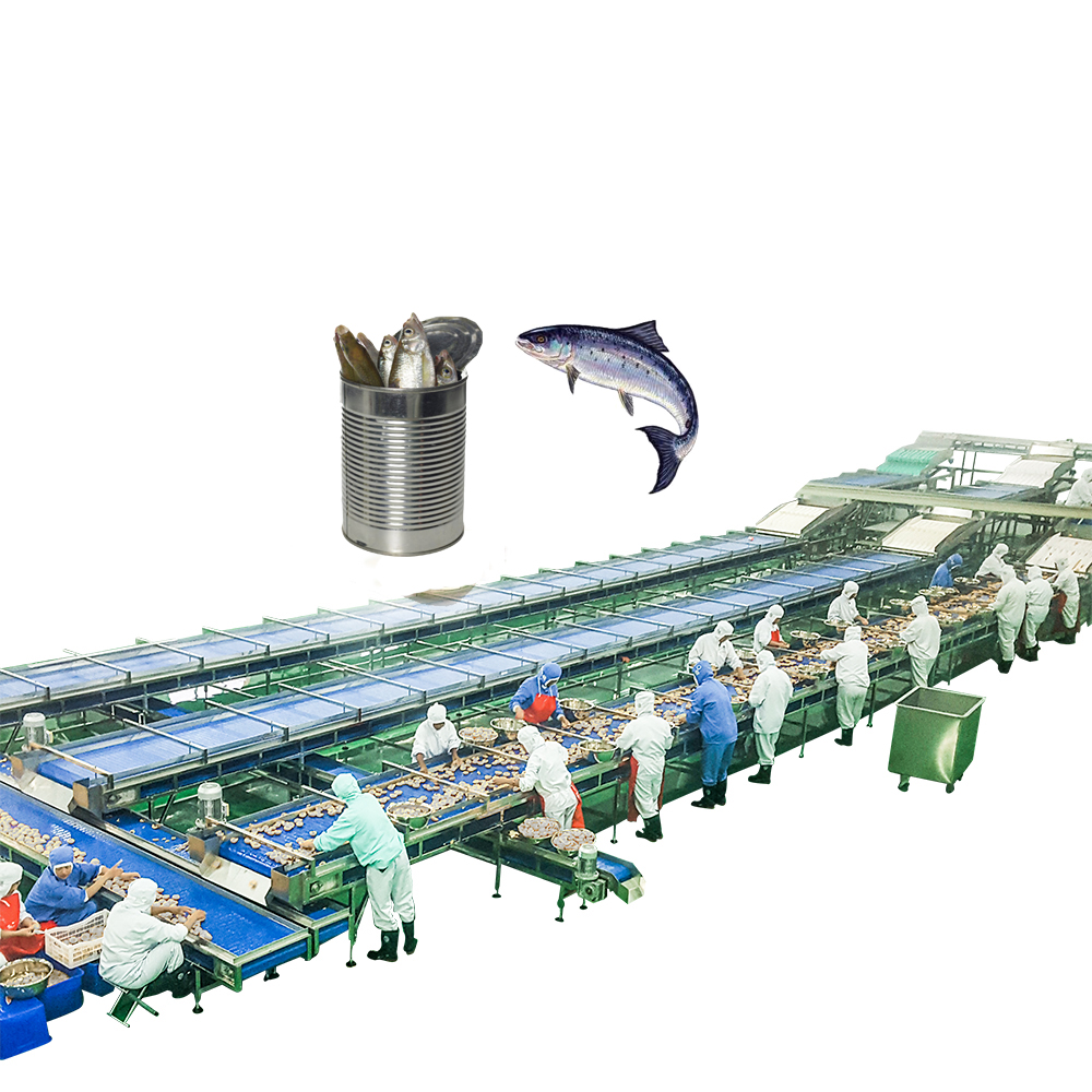 Canned Sardines Making Machine Fish Canned Production Line