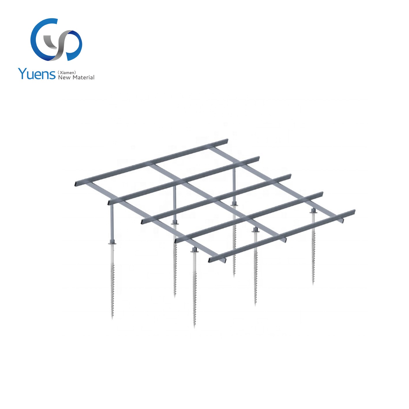 Customized solar power plant 1mw ground anchor mount solar racking systems solar panel wall mount