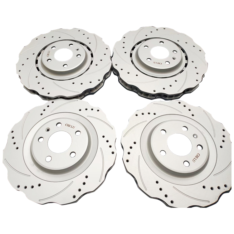 Front Alxe Oe 402064ba0a Factory Wavy High-carbon Ceramic Auto Plate Rotor Brake Disc
