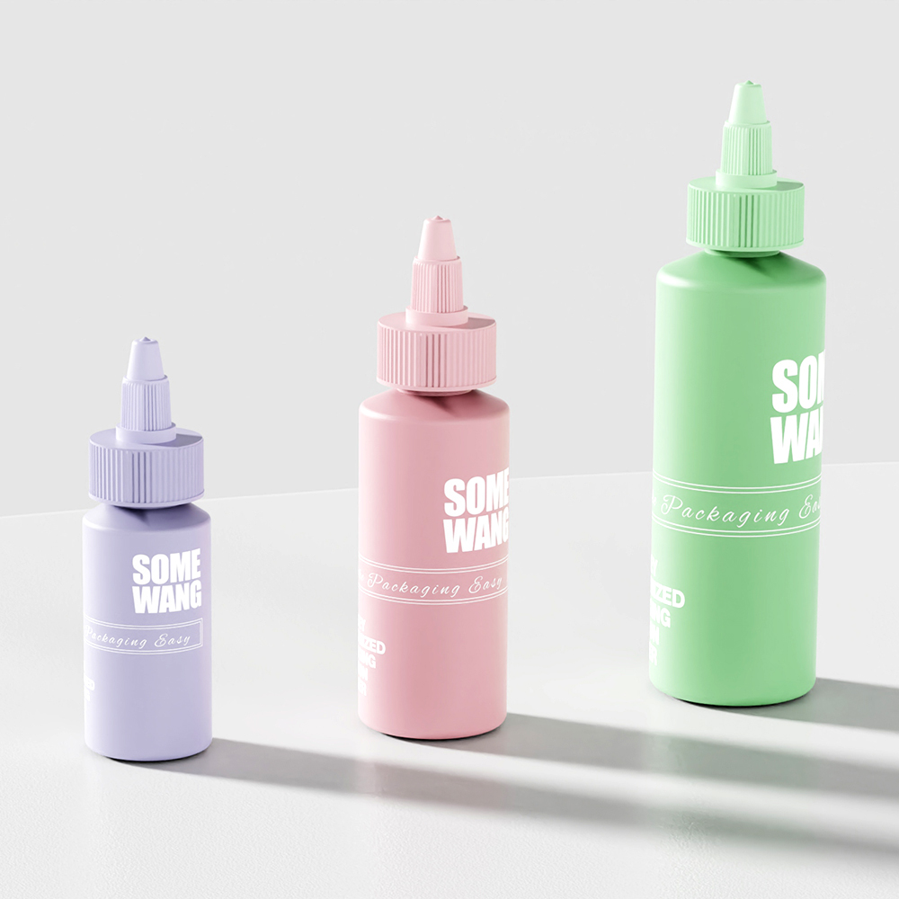 High Quality Durable 30ml 60ml 120ml PE Hair Oil Bottles for Scalp Care Liquid Packaging for Cosmetics