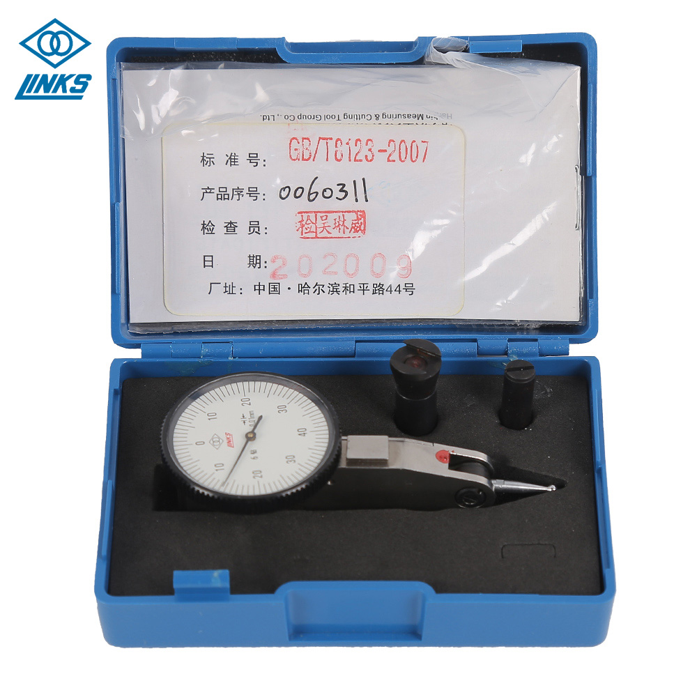 High Precision 0-0.8mm 0.01mm Dial Test Indicator Lever Dial Gauge Measuring Tools