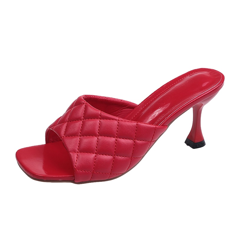 2020 newest fashion wedge high heels leisure summer sandals fish mouth pu slippers women shoes