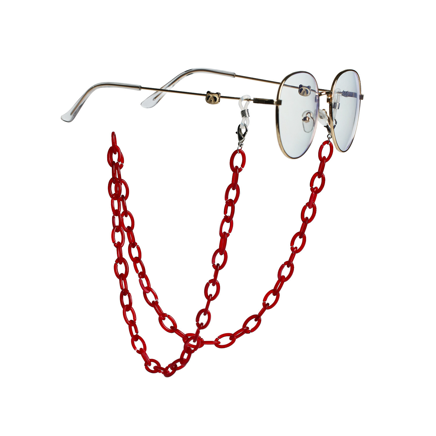 R.Gem. Chunky Sunglasses Chain Holder Acrylic Eyewear Retainer Strap Glasses Chains