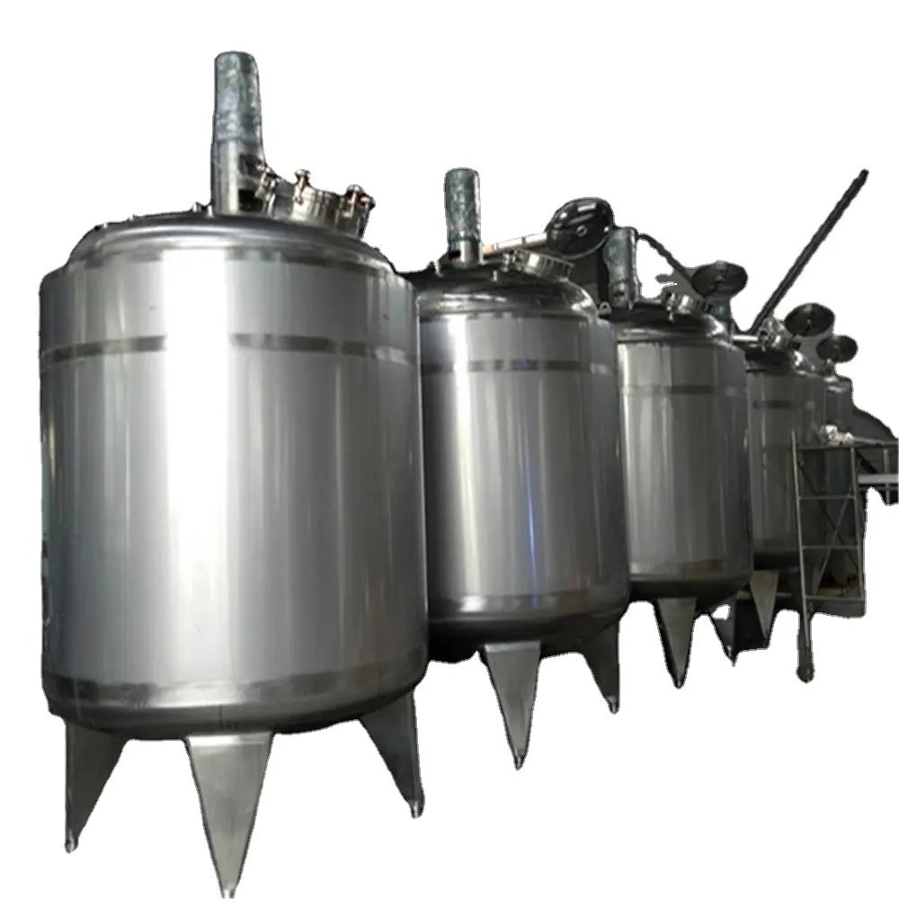 2000 Gallon 316 stainless steel mixing tank storage tank with mixer price
