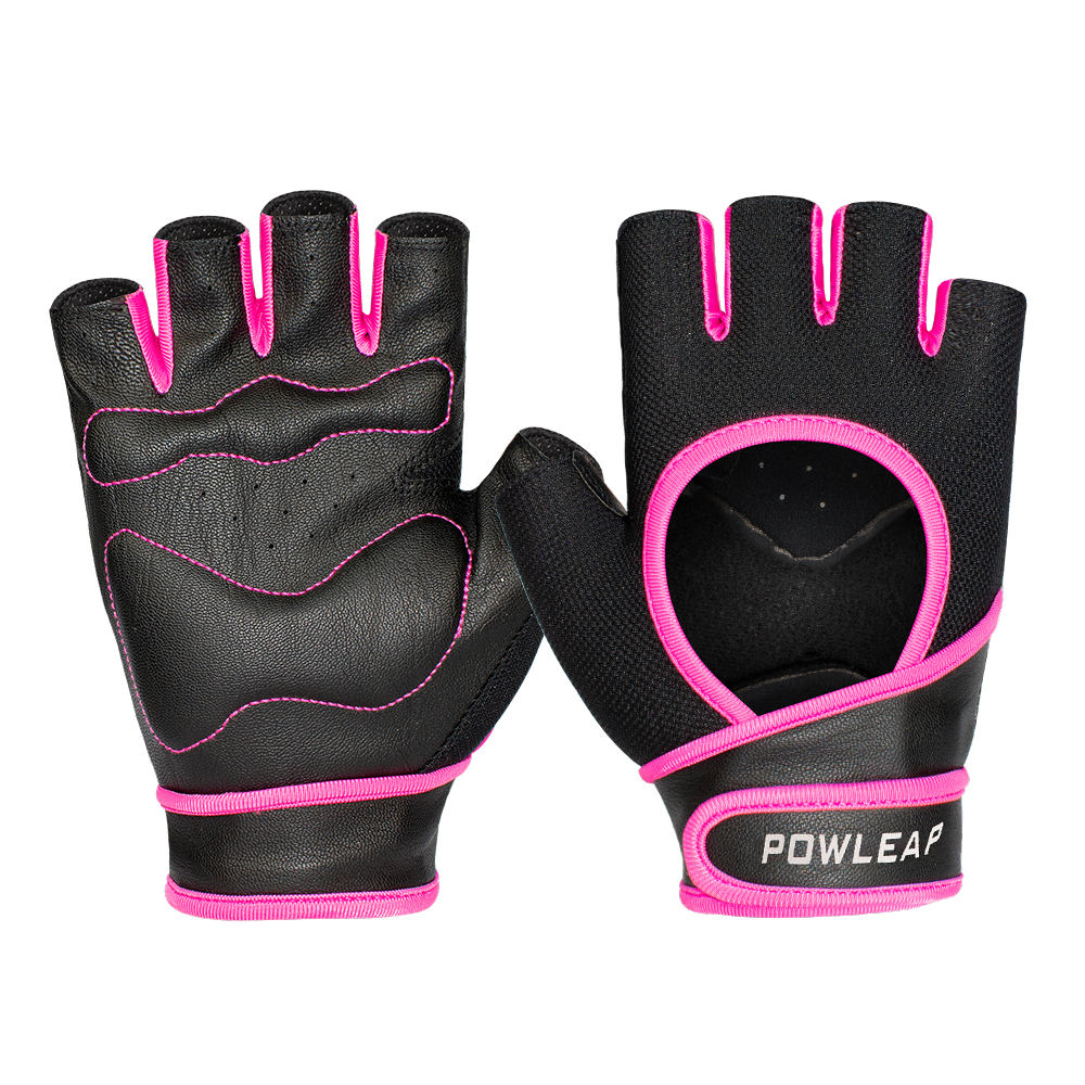 Factory Anti-skidding Wrist Closure Design Fingerless Weightlifting Workout Gym Fitness Bodybuilding Exercise Gloves For Unisex