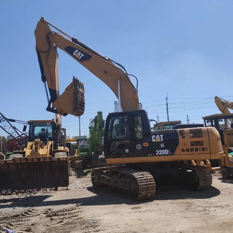 Дешевый б/у гусеничный экскаватор caterpillar 320d, цена на продажу