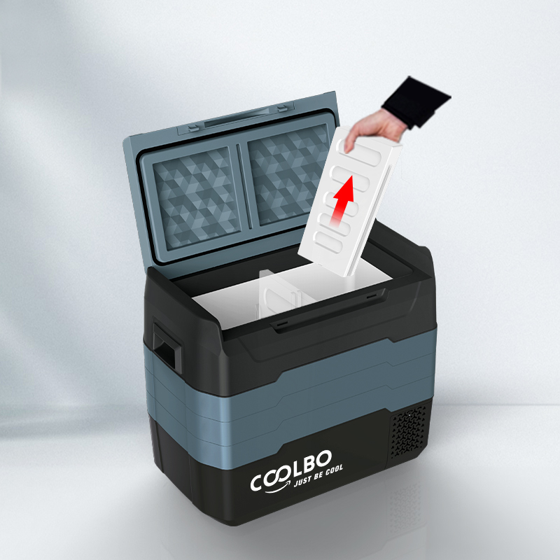 COOLBO T55 55L Новое поступление компрессор автомобильный охлаждающий ящик Автомобильный холодильник автомобильный холодильник морозильная камера 12 в портативный