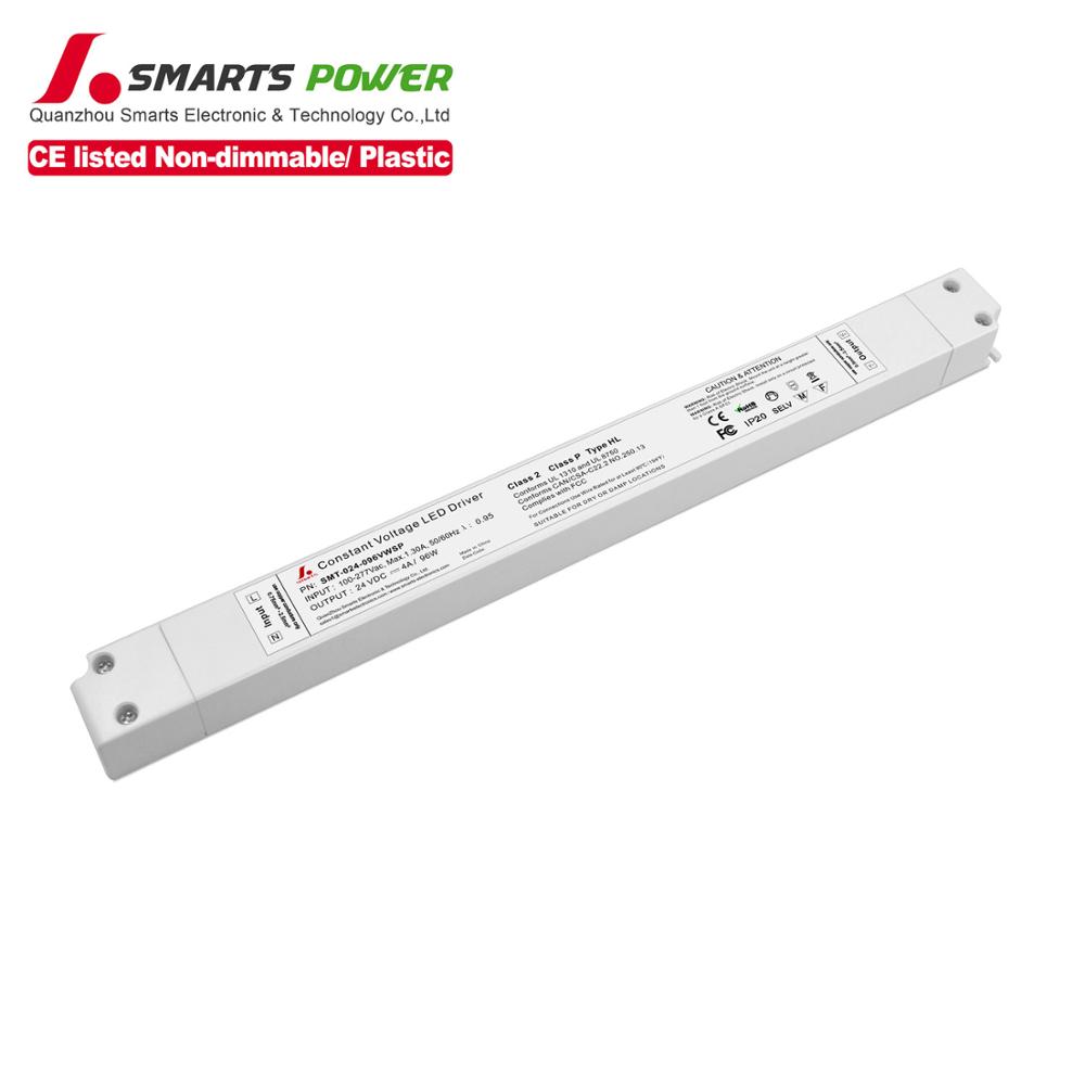 120v 277v тонкий класс 2 24v светодиодный драйвер Источник питания 4a 75w 96w
