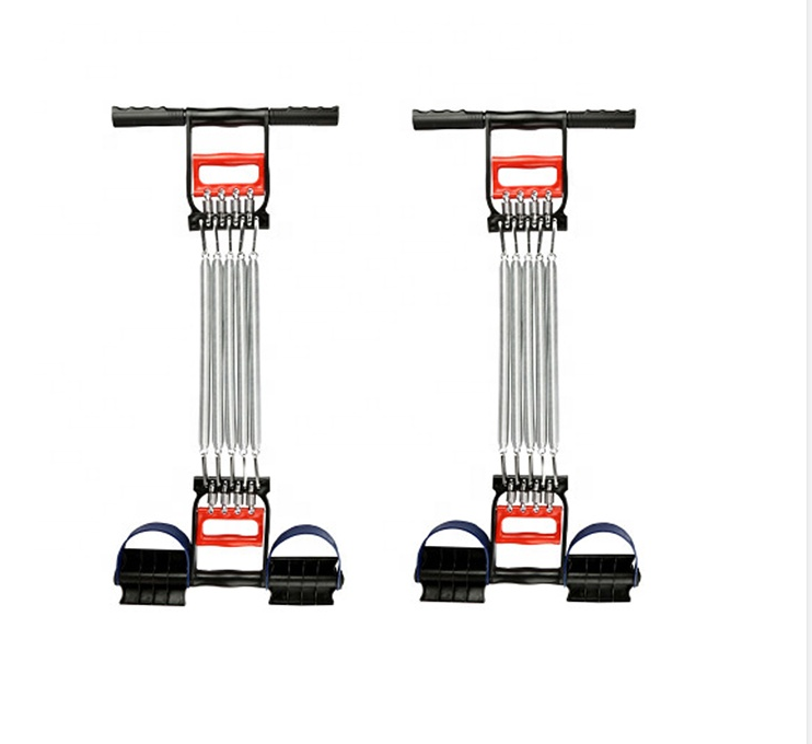 pedal pull up fitness exchangeable adjustable spring exerciser chest expander