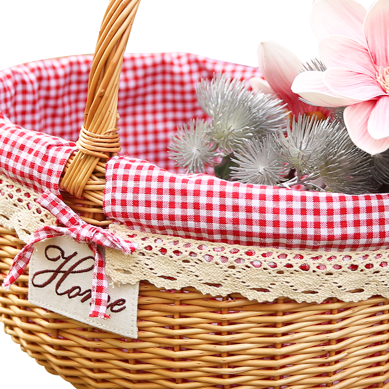 Willow Wicker BASKET Gift Basket Flower Basket