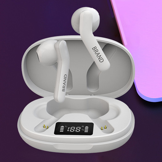 Высокое качество IPX5 Водонепроницаемый с световым индикатором bluetooth мини TWS Беспроводные спортивные наушники