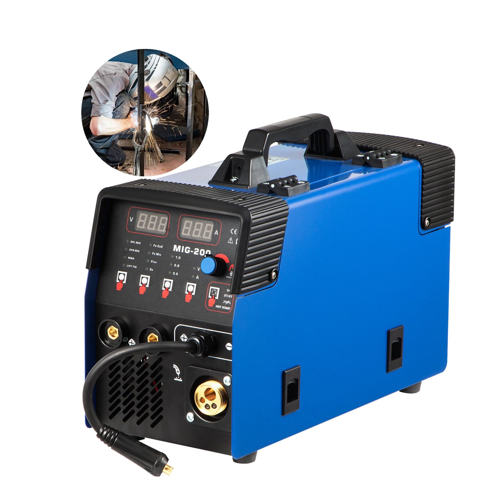 PEIXU 110v 220v 200A Flux Core 3 in 1 MMA/MIG/LIFT TIG Welder mig mag welders welders mig tig mma