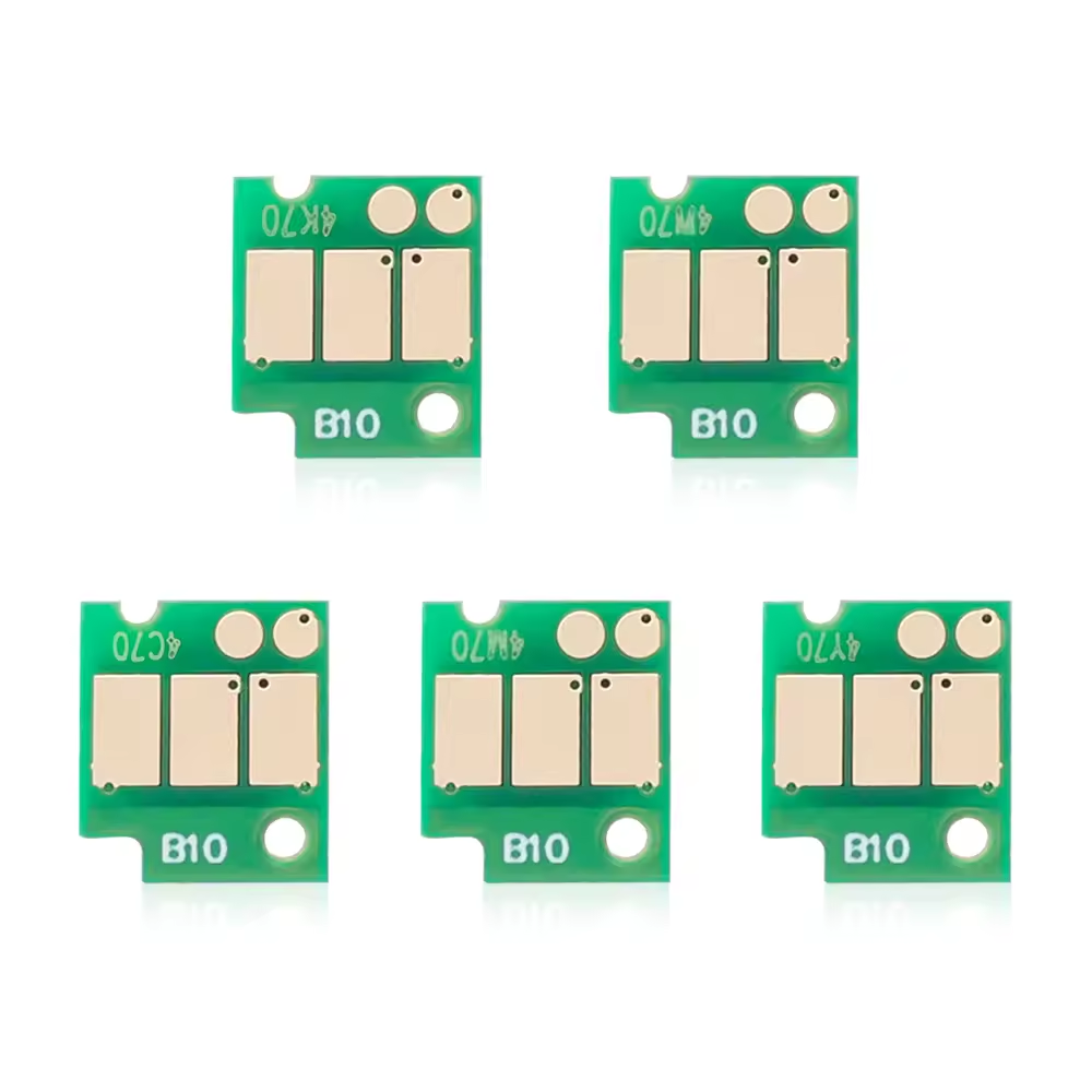 OCBESETJET 5 Colors/set GTX One Time Ink Cartridge Chip for Brother GTX-422 GTX-423 GTX-425 GTXPro Series Printer