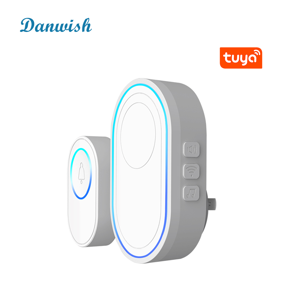 Умный беспроводной домашний смарт-звонок Danwish с Wi-Fi и управлением через Wi-Fi на расстоянии 300 м