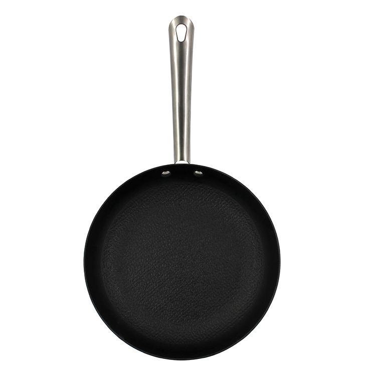 light cast iron non stick handle fry pan pot cookware set