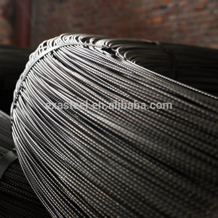 4.9mm high tensile prestressed steel wire with low relaxation for post tension