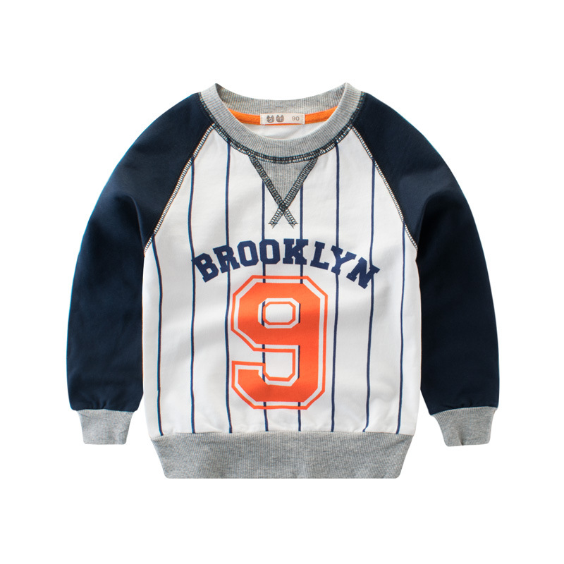 Spring 2020 Children's Clothes Woolen clothes made of cotton for children and long sleeves for boys