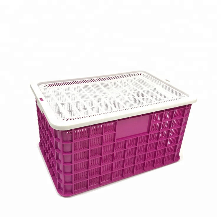 Large capacity Plastic stackable Storage Boxes & Crate Type crates for packaging usage