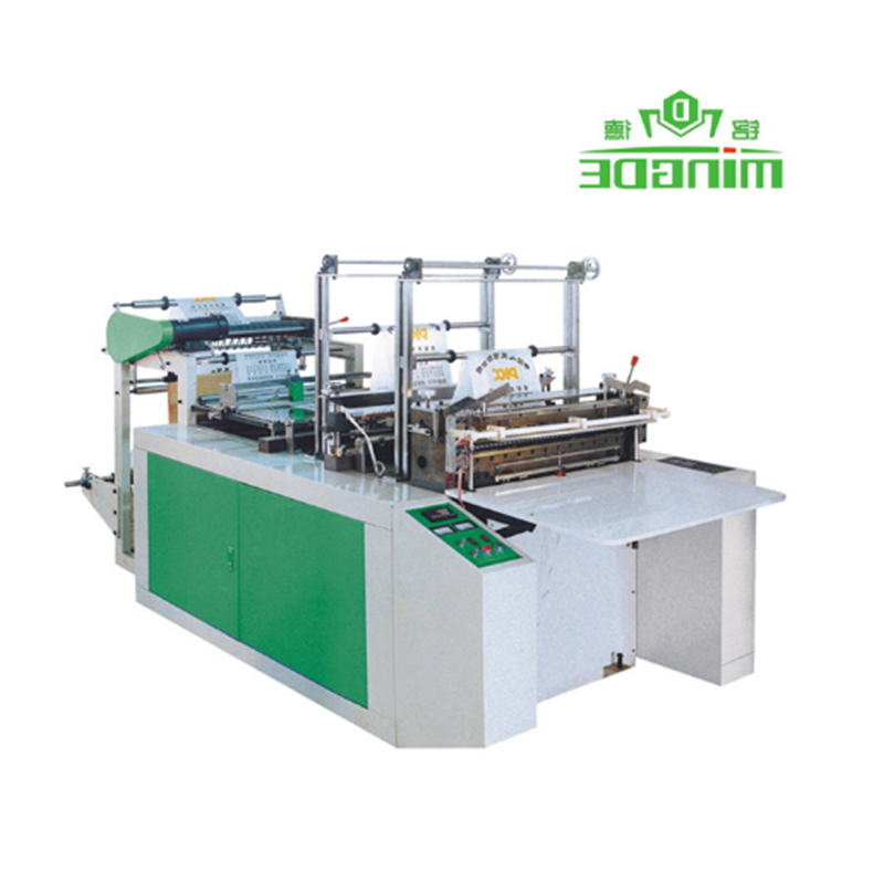 Hot sale machinery flat-open plastic bag making machine plastic biodegradable t shirt shopping bag making manufacture machine